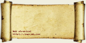 Paja Binjić vizit kartica